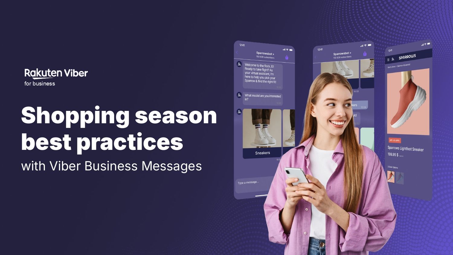 Shopping season best practices with Viber Business Messages